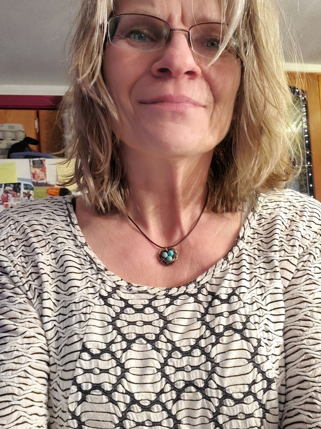 AMD1263Wire Wrapped Copper Robin Nest Necklace Up To 5 BeadsJewelryNecklace$ 35.00Alexa Martha Designs