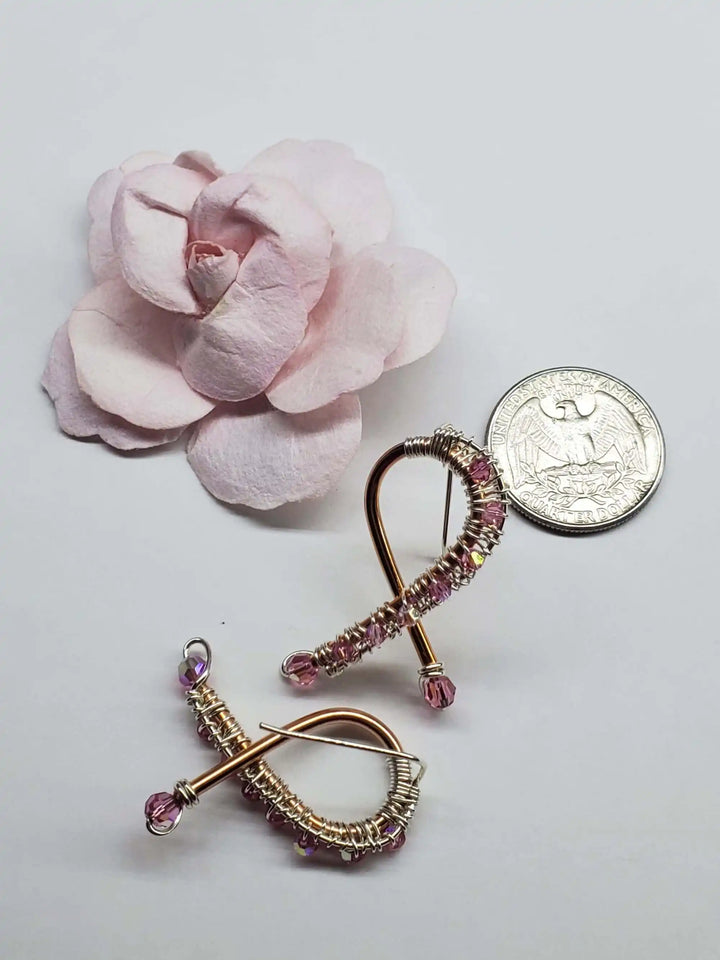 AMD1280Breast Cancer Awareness Jewelry Set - Stylish EleganceJewelryEarrings$ 123.00Alexa Martha Designs