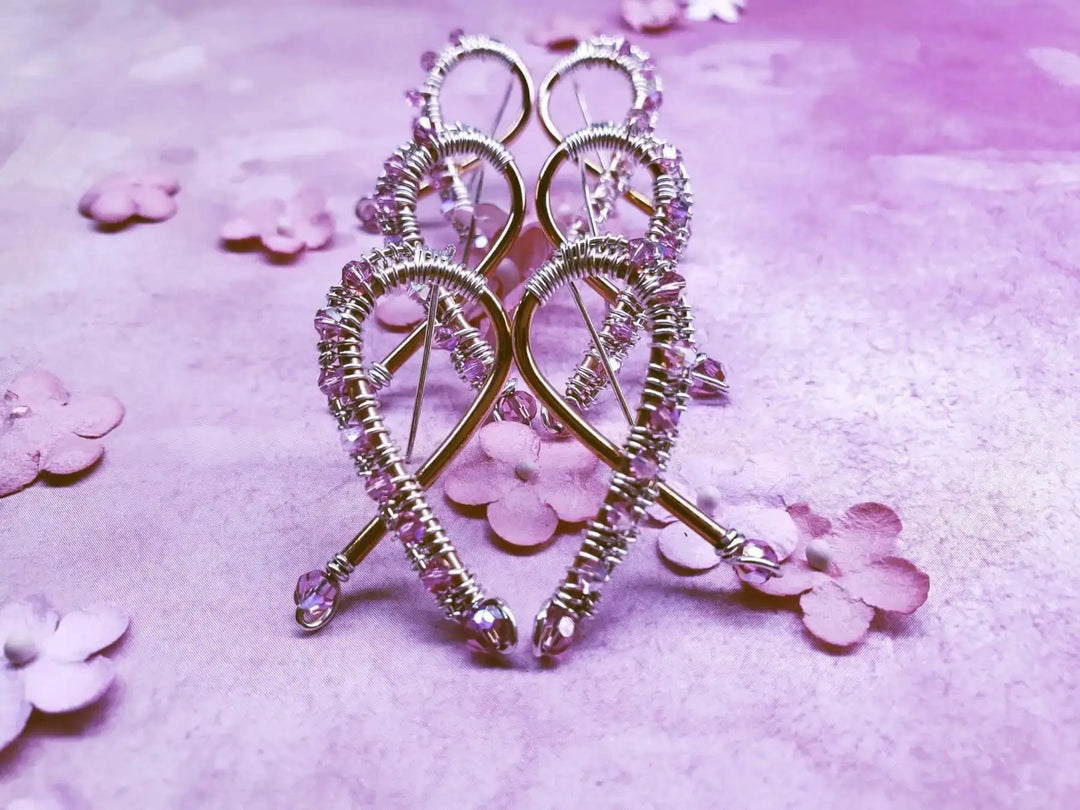 AMD1280Breast Cancer Awareness Jewelry Set - Stylish EleganceJewelryEarrings$ 123.00Alexa Martha Designs