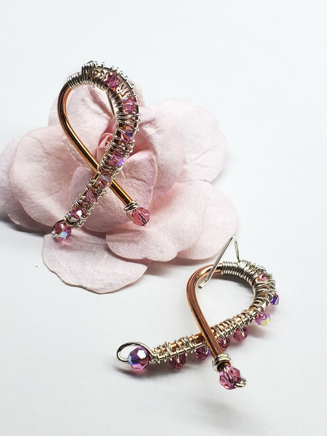 AMD1280Breast Cancer Awareness Jewelry Set - Stylish EleganceJewelryEarrings$ 123.00Alexa Martha Designs