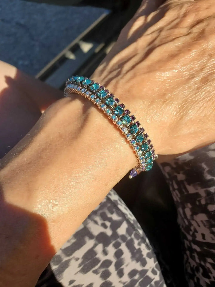 AMD1199Three Color Crystal Bangle Set | Montana MadeJewelryBracelet$ 150.00Alexa Martha Designs
