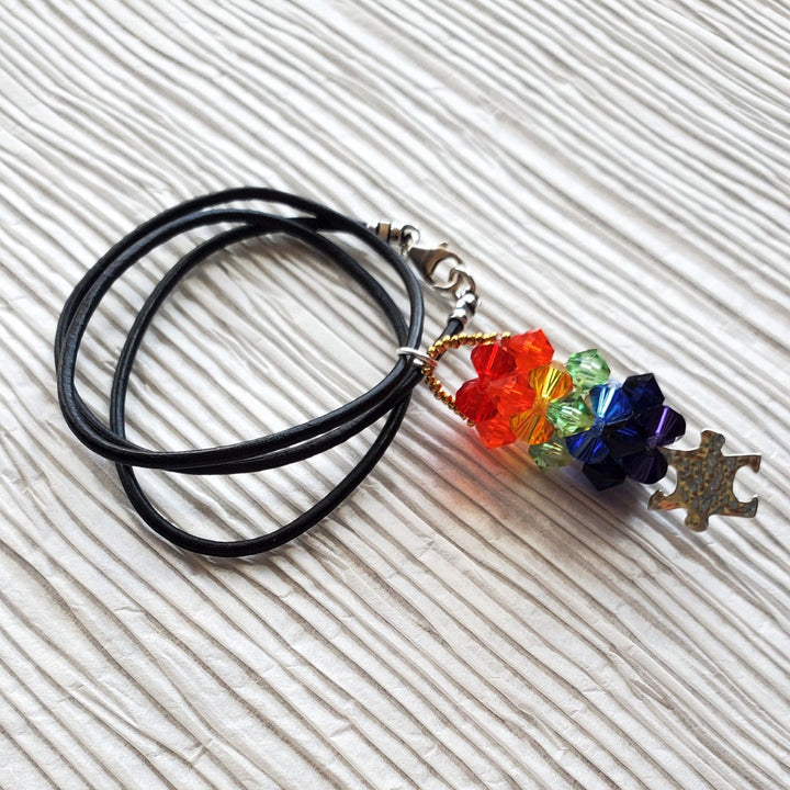 AMD1272-2Autism Awareness Pillar of Rainbow Crystals NecklaceJewelryNecklace$ 121.00Alexa Martha Designs