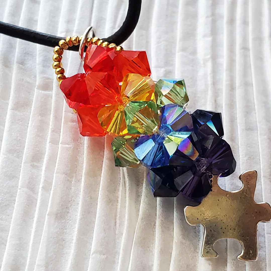AMD1272-2Autism Awareness Pillar of Rainbow Crystals NecklaceJewelryNecklace$ 121.00Alexa Martha Designs