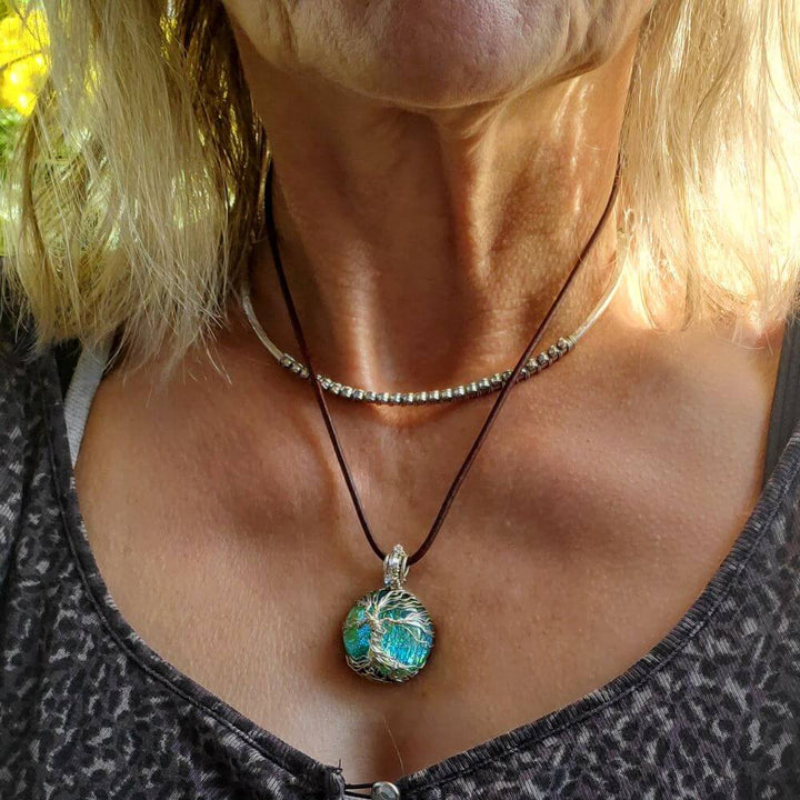 AMD1339tree of life dichroic pendant necklaceNecklacesNecklace$ 106.00Alexa Martha Designs