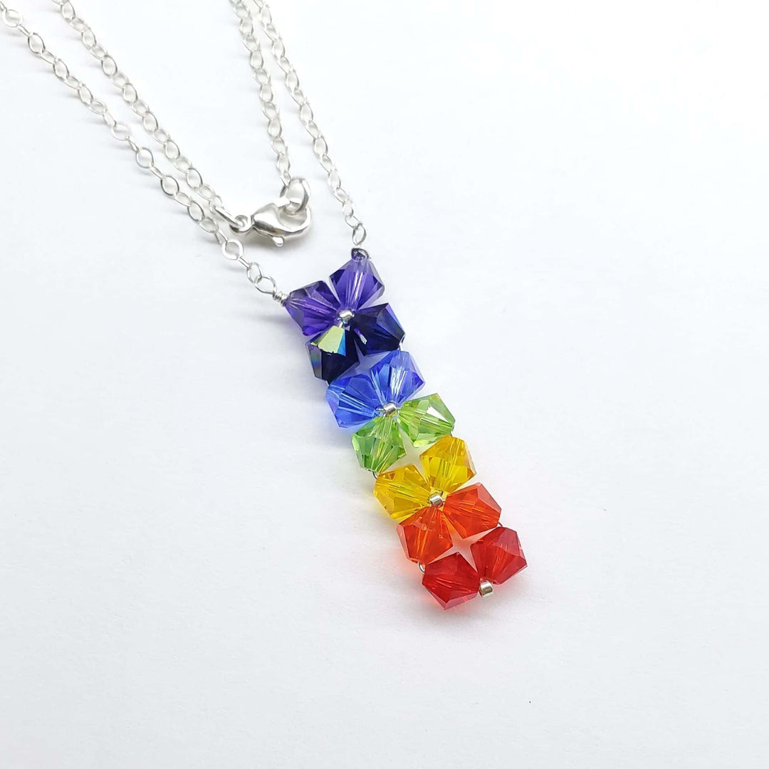 AMD1264True Rainbow Color Crystal Rock Candy NecklaceJewelryNecklace$ 46.00Alexa Martha Designs