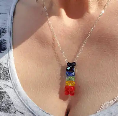 AMD1264True Rainbow Color Crystal Rock Candy NecklaceJewelryNecklace$ 46.00Alexa Martha Designs