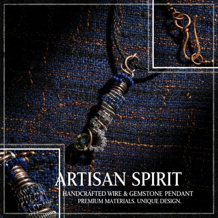 AMD1344handmade lapis lazuli pendant Necklace$ 135.00Alexa Martha Designs