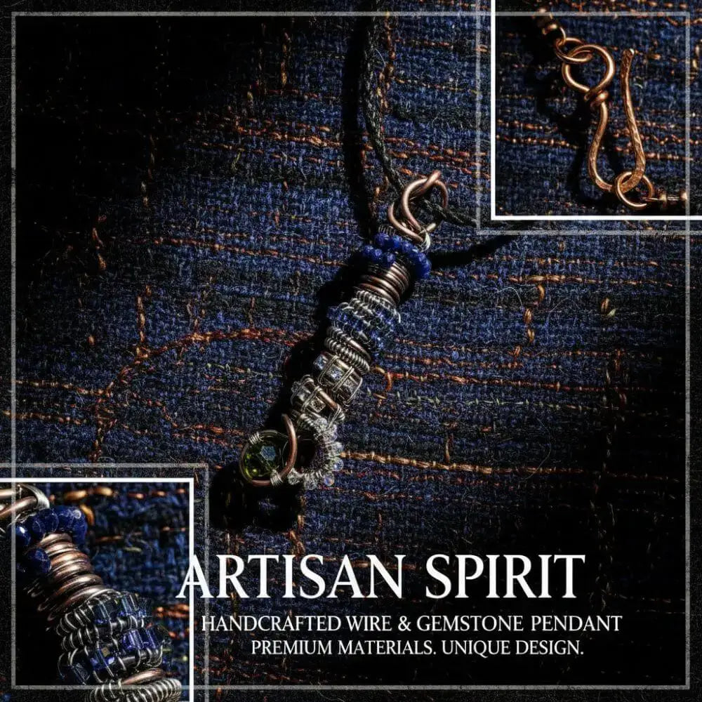 AMD1344handmade lapis lazuli pendant Necklace$ 135.00Alexa Martha Designs