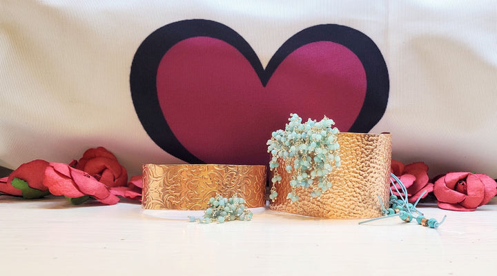 AMD1303Handmade Turquoise Dangle Hammered Copper Cuff StatementJewelryBracelet$ 74.00Alexa Martha Designs