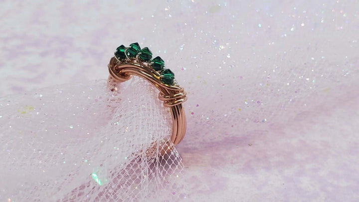 AMD1244-13Handmade Birthstone Crystal Ring Copper - 12 ColorsJewelryRing$ 34.00Alexa Martha Designs