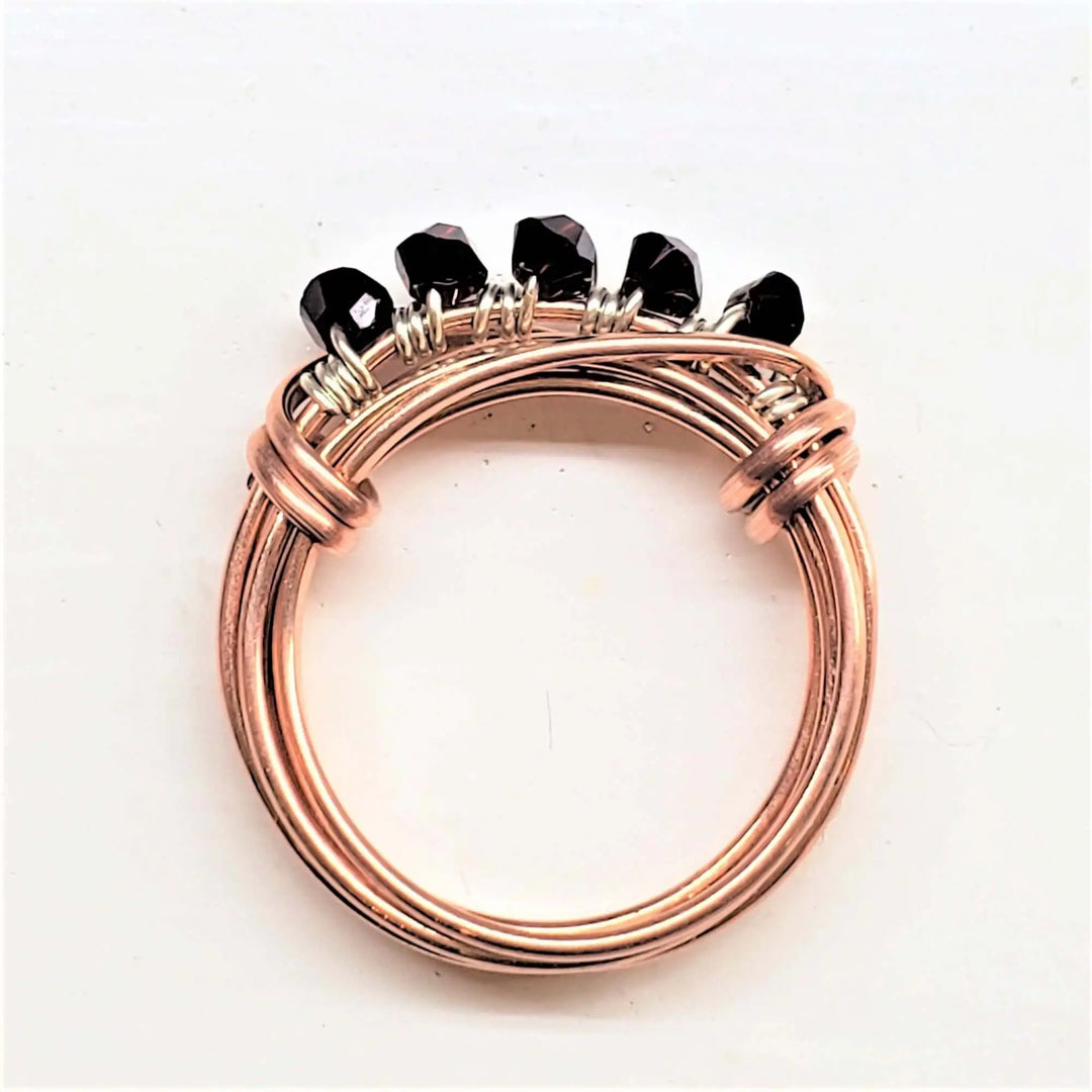 AMD1244Handmade Birthstone Crystal Ring Copper - 12 ColorsJewelryRing$ 34.00Alexa Martha Designs