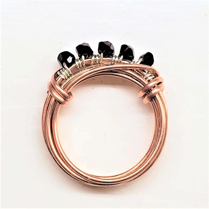 AMD1244Handmade Birthstone Crystal Ring Copper - 12 ColorsJewelryRing$ 34.00Alexa Martha Designs