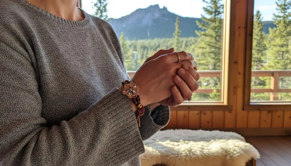AMD1285Intricate Silk Leather Bead Woven Crystal Gemstone BraceletJewelryBracelet$ 157.00Alexa Martha Designs