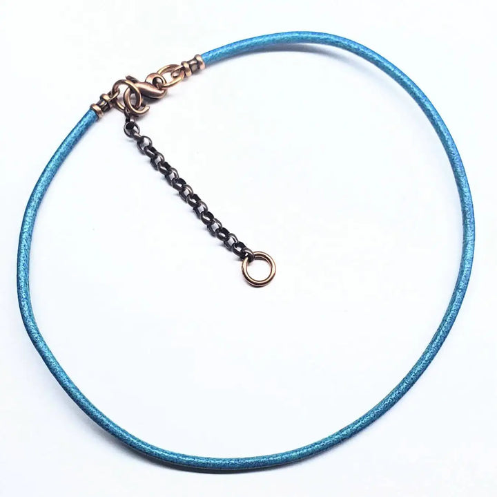 Large Braided Bail Larimar Blue Crazy Lace Bead PendantCharms &amp; PendantsChoker$ 21.00Alexa Martha Designs