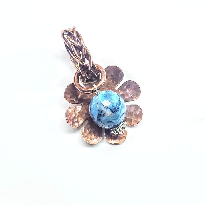 Large Braided Bail Larimar Blue Crazy Lace Bead PendantCharms & PendantsChoker$ 40.00Alexa Martha Designs