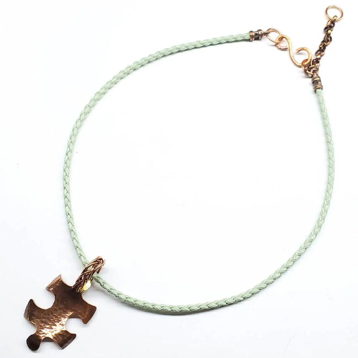 AMD1342autism awareness pendant 14K Gold Filled Wrapped PendantCharms &amp; PendantsChoker$ 50.00Alexa Martha Designs