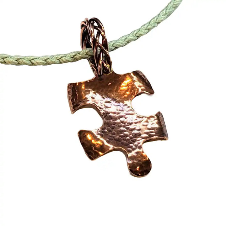 AMD1342autism awareness pendant 14K Gold Filled Wrapped PendantCharms &amp; PendantsChoker$ 50.00Alexa Martha Designs
