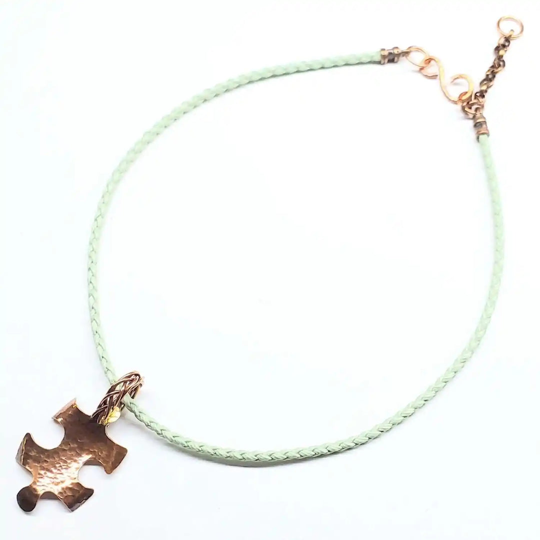 AMD1342autism awareness pendant 14K Gold Filled Wrapped PendantCharms &amp; PendantsChoker$ 50.00Alexa Martha Designs