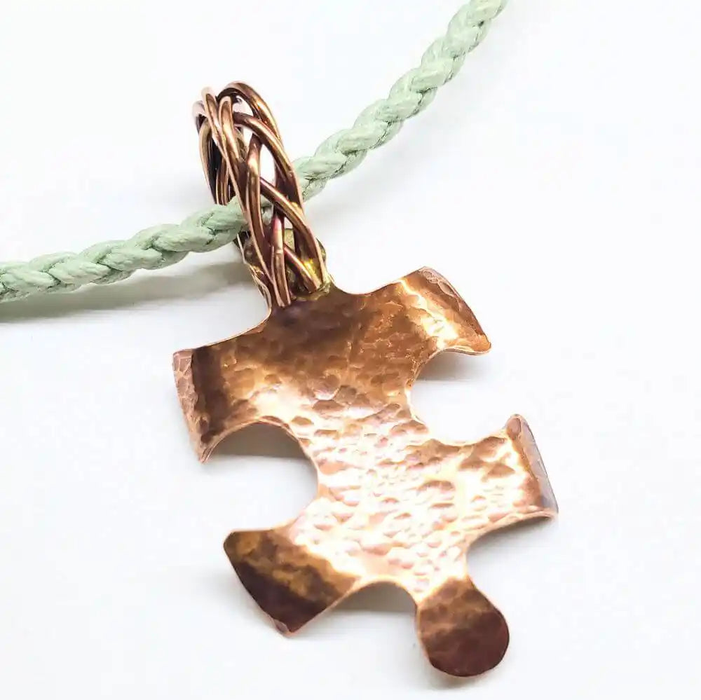 AMD1342autism awareness pendant 14K Gold Filled Wrapped PendantCharms &amp; PendantsChoker$ 50.00Alexa Martha Designs