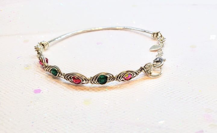 AMD1155-3Limited Edition Christmas Bracelet Red Green Crystal BangleJewelryBracelet$ 93.00Alexa Martha Designs