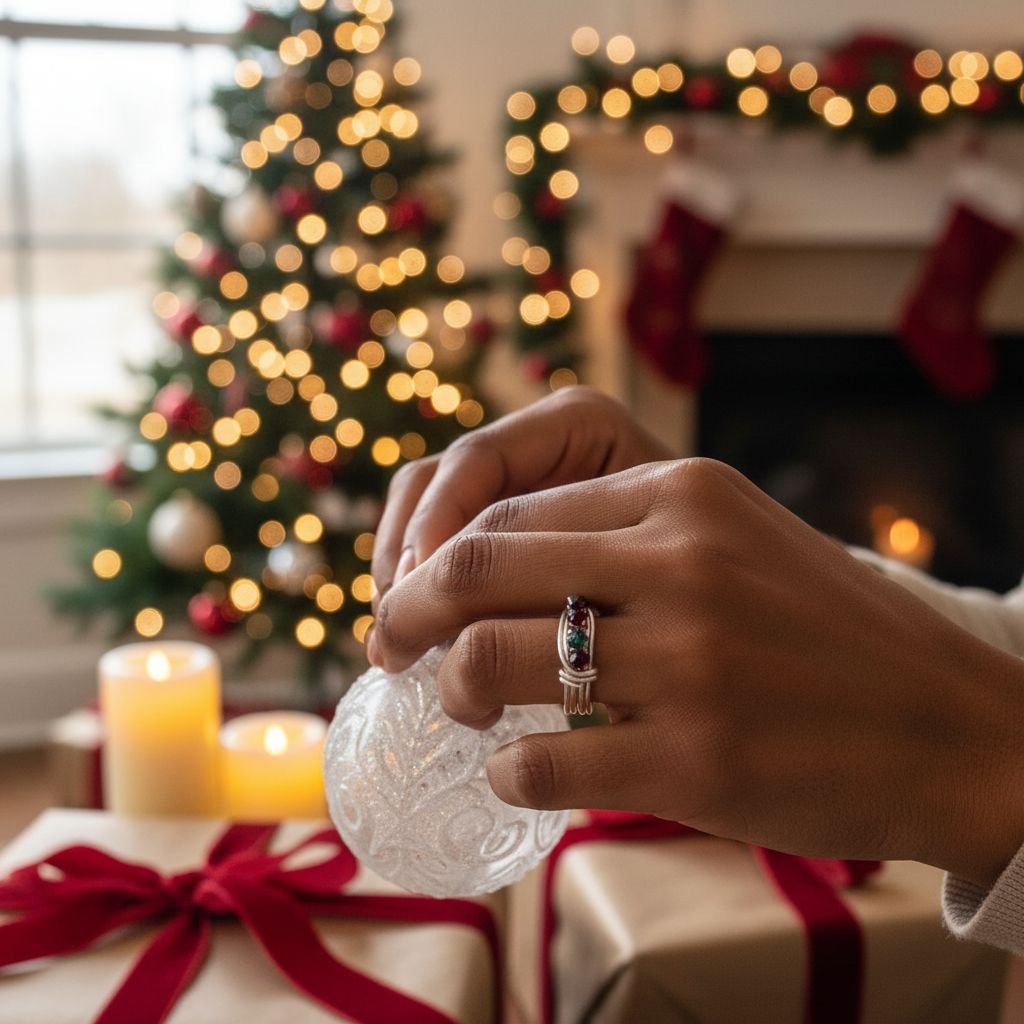 AMD1155-4Silver Wire Wrapped Christmas Ring Red Green 2025 EditionJewelryRing$ 66.00Alexa Martha Designs