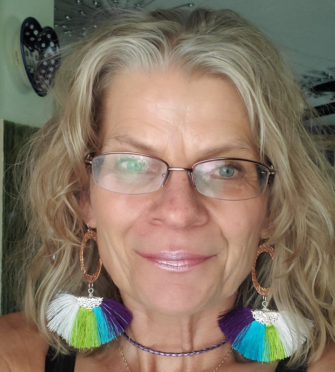 AMD1295Long Copper Embossed Silk Tassel Earrings - Unique StyleJewelryEarrings$ 57.00Alexa Martha Designs