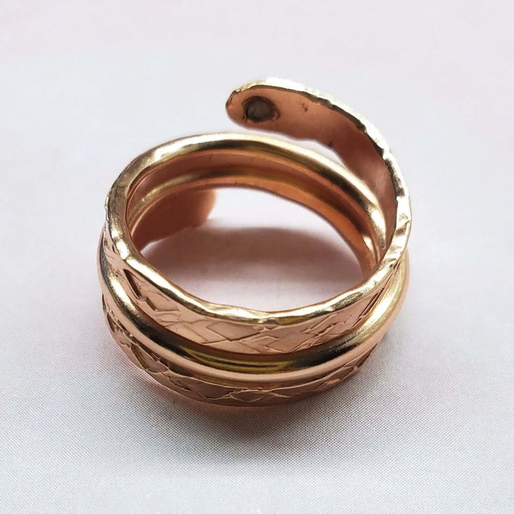AMD1305Copper Crystal Wrap Ring Stackable - Unique DesignRingsRing$ 37.00Alexa Martha Designs