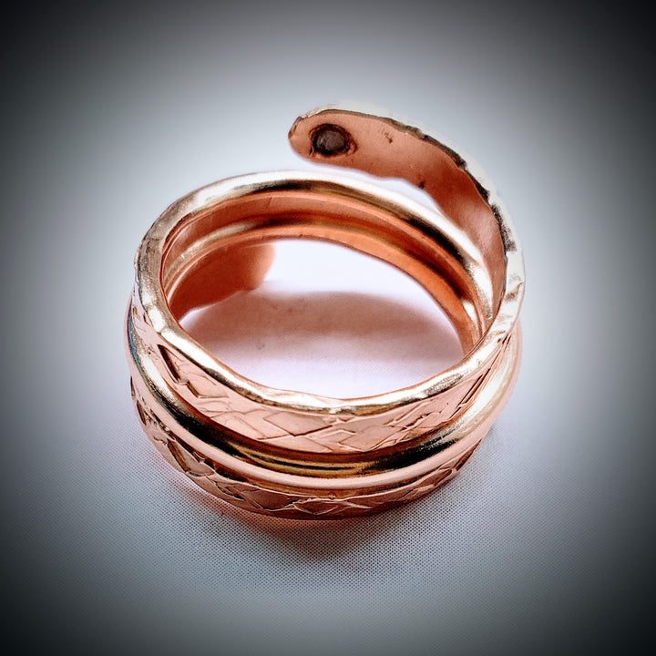 AMD1305Copper Crystal Wrap Ring Stackable - Unique DesignRingsRing$ 37.00Alexa Martha Designs