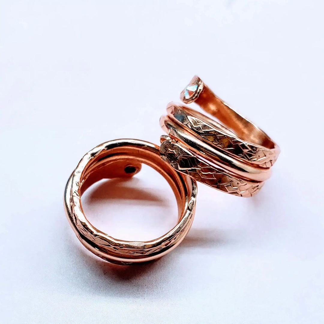 AMD1305Copper Crystal Wrap Ring Stackable - Unique DesignRingsRing$ 37.00Alexa Martha Designs