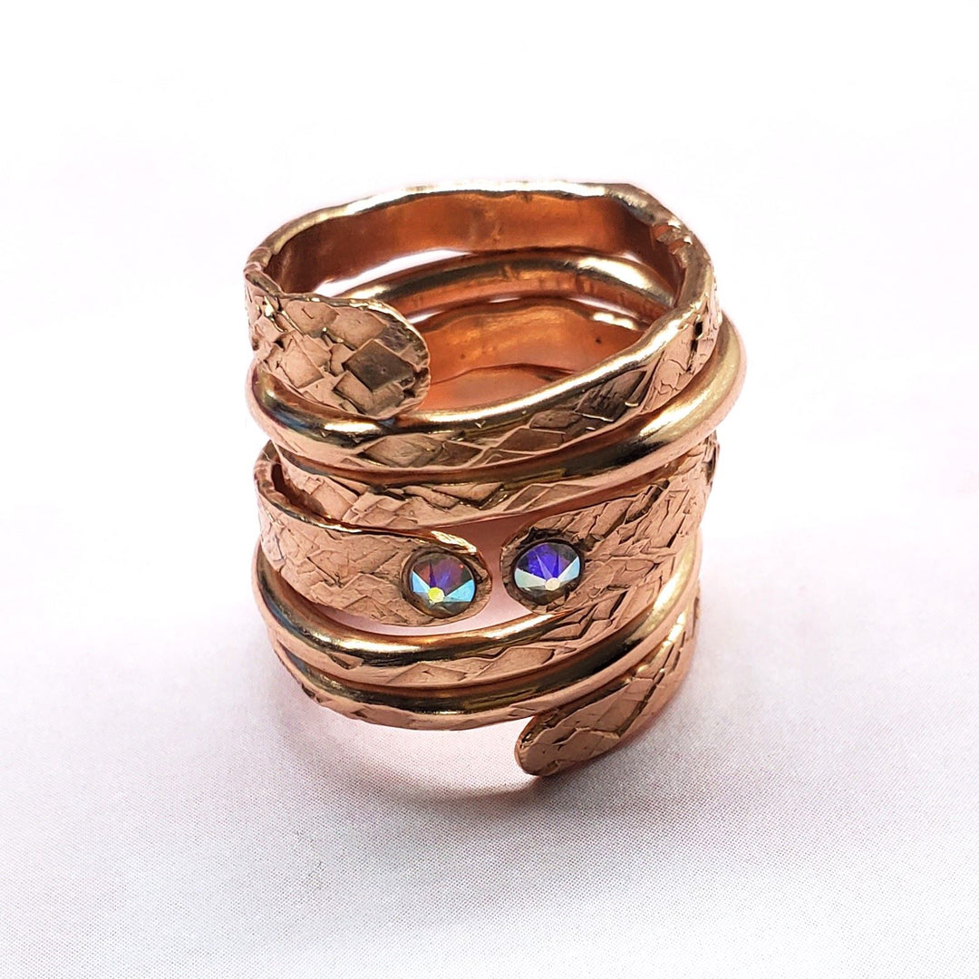 AMD1305Copper Crystal Wrap Ring Stackable - Unique DesignRingsRing$ 37.00Alexa Martha Designs