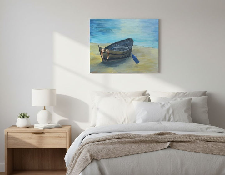 AMDP1000Original Acrylic Painting Fear Not 16x20 Boat Shore ArtStretched CanvasAcrylic Painting$ 145.00Alexa Martha Designs