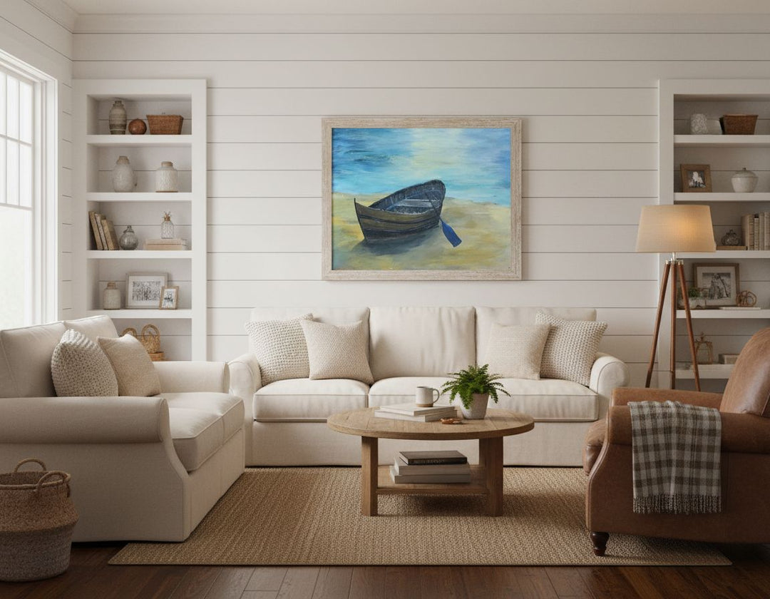 AMDP1000Original Acrylic Painting Fear Not 16x20 Boat Shore ArtStretched CanvasAcrylic Painting$ 145.00Alexa Martha Designs