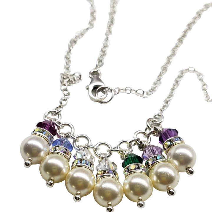 AMD1298-7Pearl Crystal Birthstone Necklace by Alexa MarthaJewelryNecklace$ 104.00Alexa Martha Designs