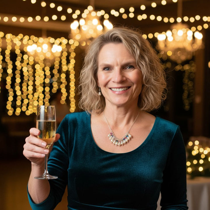 AMD1298Pearl Crystal Birthstone Necklace by Alexa MarthaJewelryNecklace$ 44.00Alexa Martha Designs