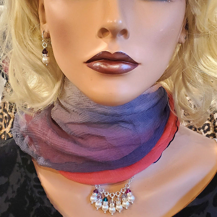 AMD1298Pearl Crystal Birthstone Necklace by Alexa MarthaJewelryNecklace$ 44.00Alexa Martha Designs