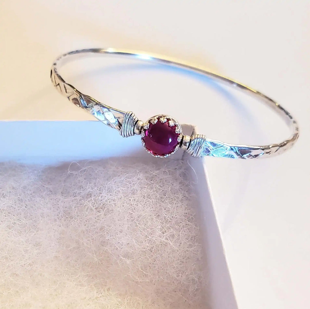AMD1323Solid 10 Gauge Silver Hammered Brides Mag Bangle with 8mmBraceletsBangle$ 108.00Alexa Martha Designs