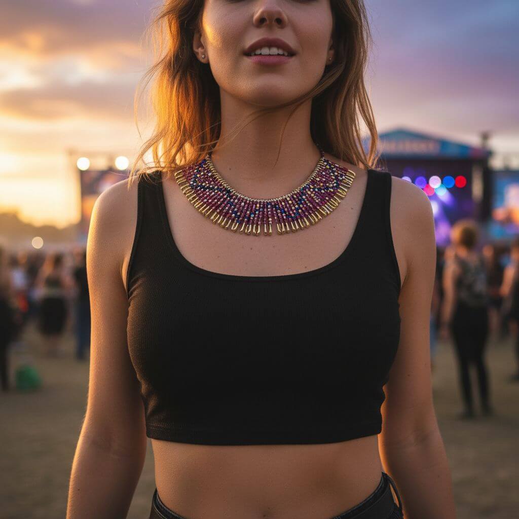 AMD1337Swarovski crystal bib choker necklaceNecklacesBib Necklace$ 210.00Alexa Martha Designs