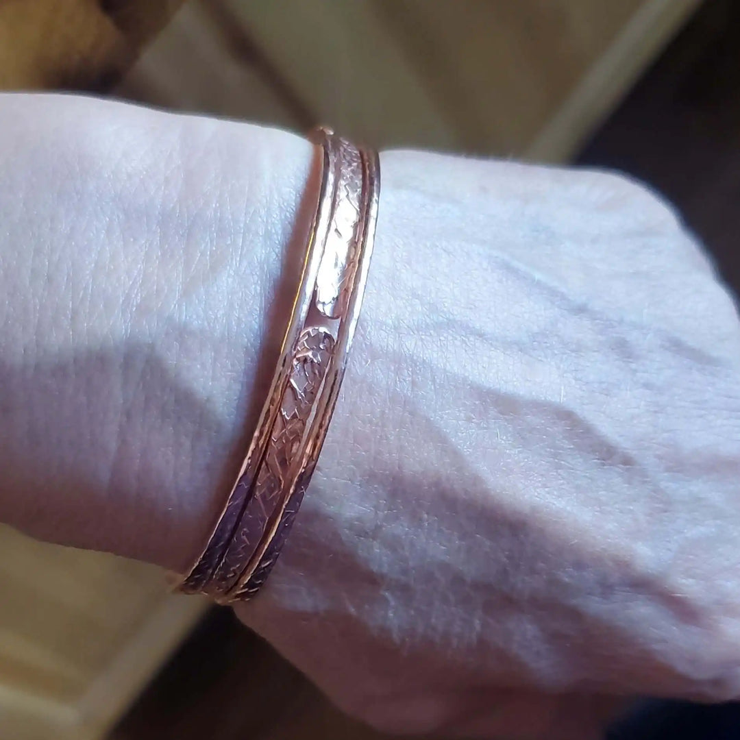 AMD1300Stackable Copper Canted Angle Bangle - Unique DesignJewelryBracelet$ 32.00Alexa Martha Designs