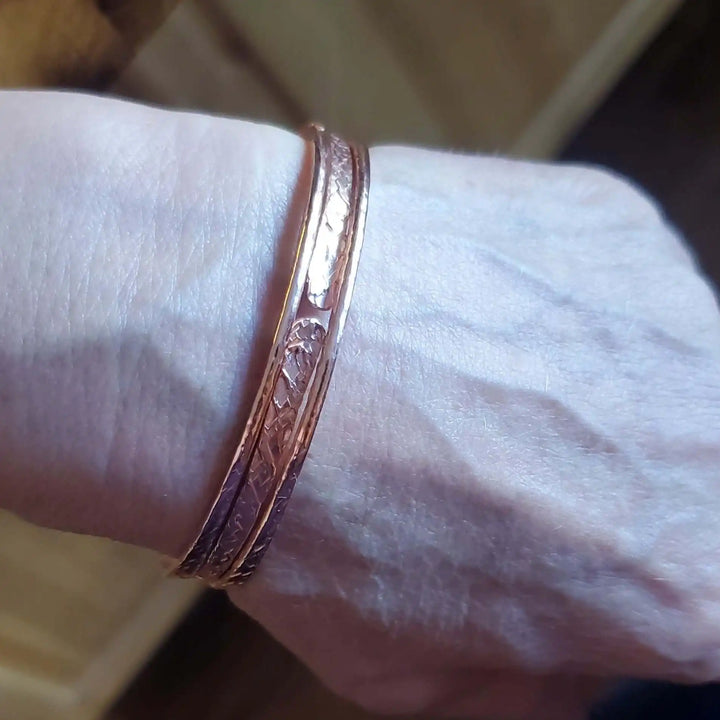 AMD1300Stackable Copper Canted Angle Bangle - Unique DesignJewelryBracelet$ 32.00Alexa Martha Designs
