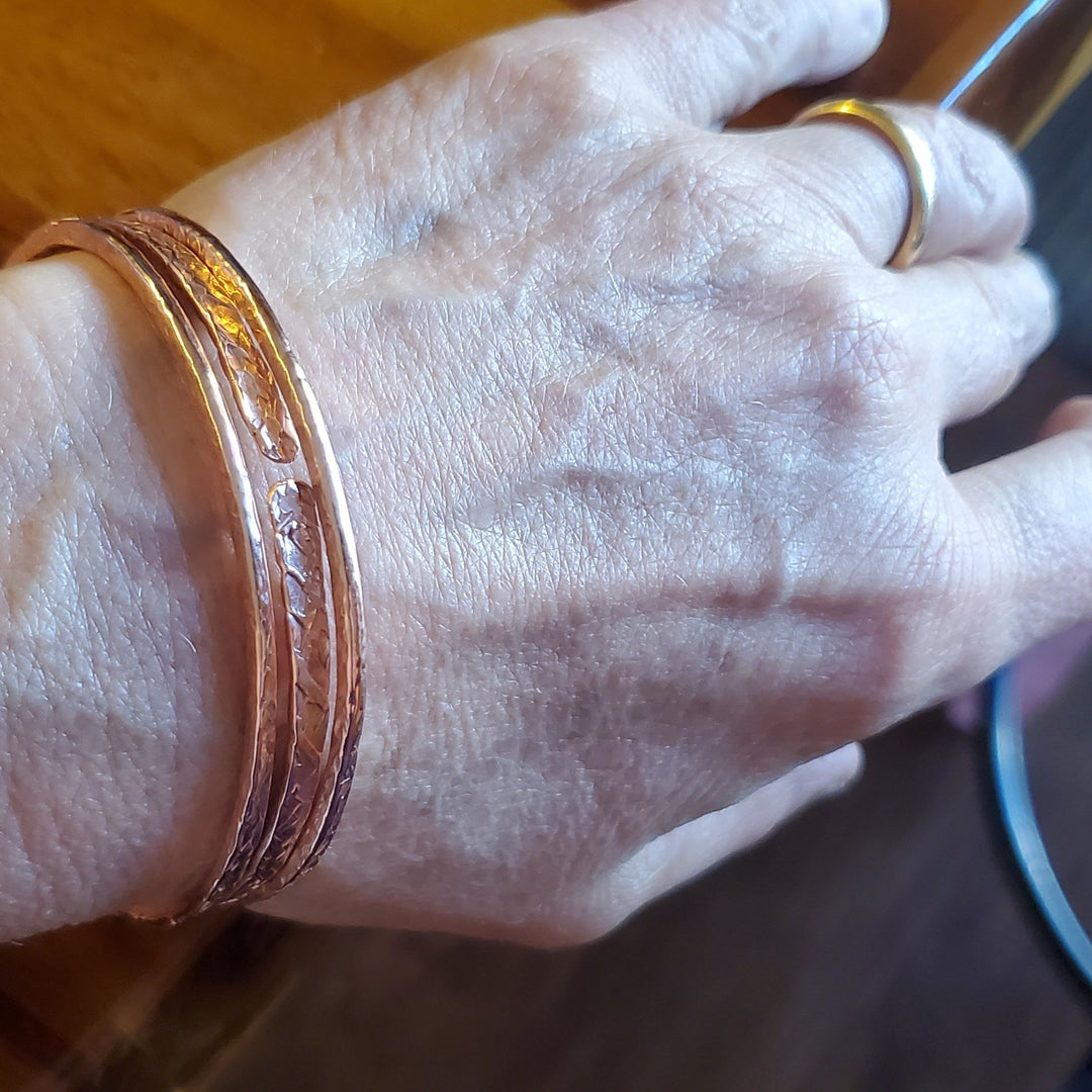 AMD1300Stackable Copper Canted Angle Bangle - Unique DesignJewelryBracelet$ 32.00Alexa Martha Designs