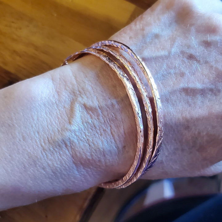 AMD1300Stackable Copper Canted Angle Bangle - Unique DesignJewelryBracelet$ 32.00Alexa Martha Designs