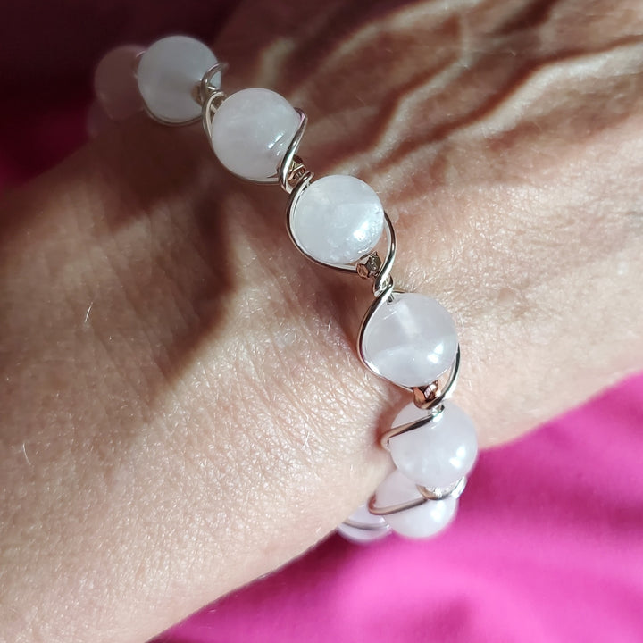 AMD1324Sterling Silver Spiral Twist Wrap Gemstone Lava Rock BangleBraceletsCuff Bracelet$ 130.00Alexa Martha Designs