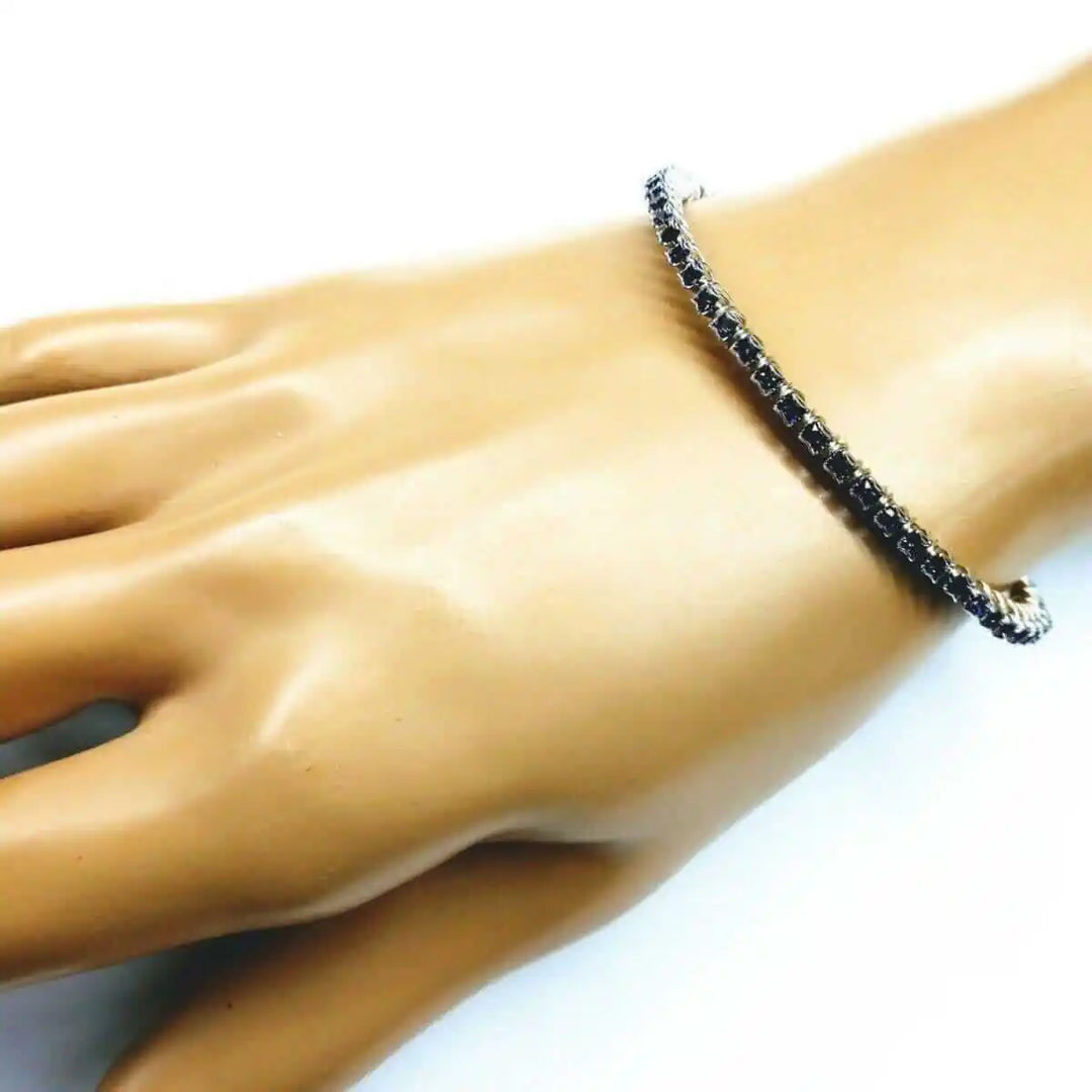 AMD1172 Wire Wrapped Copper Silver Purple CrystalJewelryBracelet$ 61.00Alexa Martha Designs