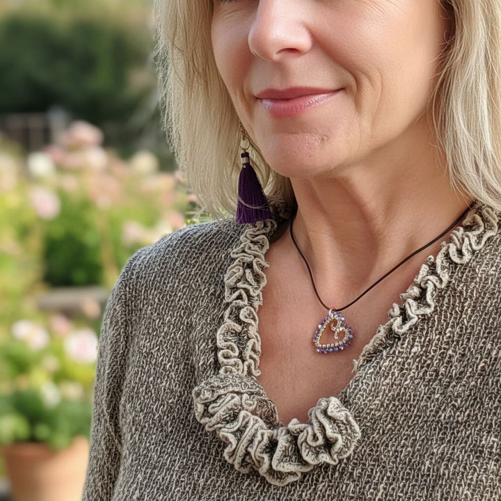 AMD1299Wire Wrapped Copper Heart Crystal Necklace - Timeless LoveJewelryNecklace$ 42.00Alexa Martha Designs