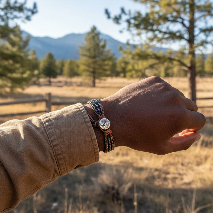 AMD1190X-Large Men's Tree of Life Leather Bracelet | Montana HandmadeJewelryBracelet$ 133.00Alexa Martha Designs