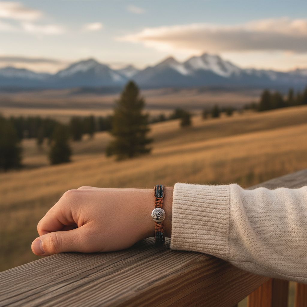 AMD1190X-Large Men's Tree of Life Leather Bracelet | Montana HandmadeJewelryBracelet$ 133.00Alexa Martha Designs