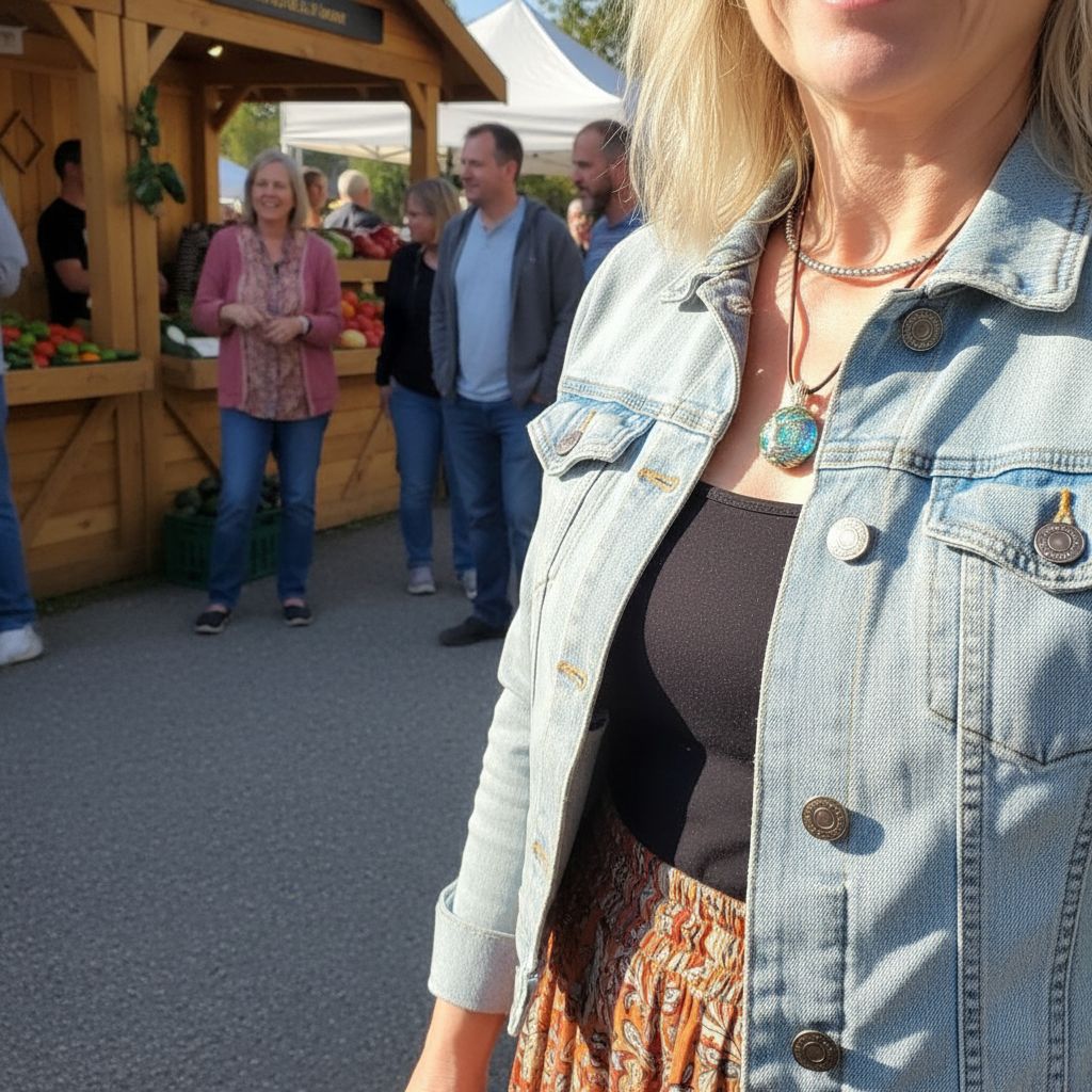 Handmade Sparkly Tree of Life Wire Wrapped Dichroic Pendant on Leather Necklace