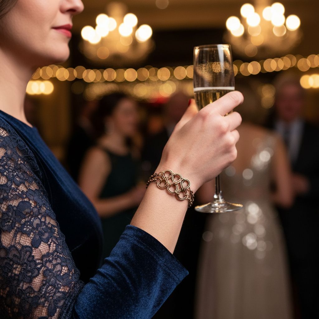 Copper Eternity Bracelet by Alexa Martha