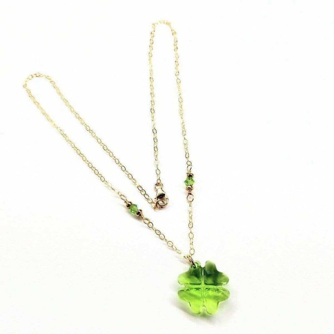 AMD1046 Light Green Sparkly Swarovski Crystal CloverJewelryNecklace$ 70.00Alexa Martha Designs
