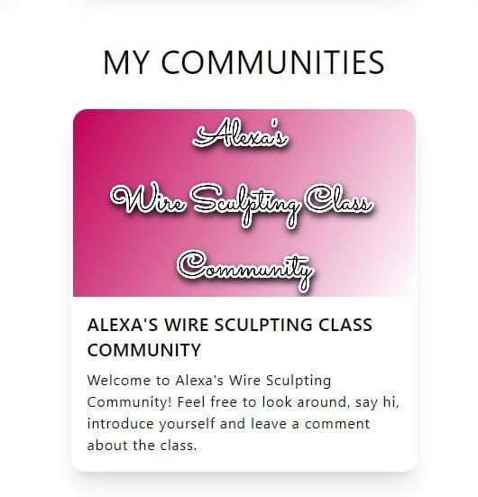 WSC1 7- Part Wire Sculpting Class with Jewelry Designer Alexa Martha - Tutorial - Alexa Martha Designs   8576439091504